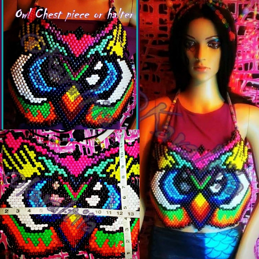 Only one made custom owl bra chest plate EDC
